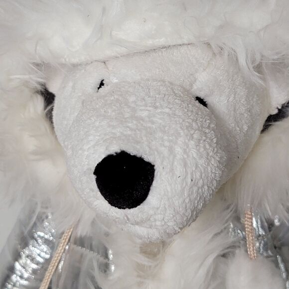Bath & Body Works White Polar Bear "Igloo" w/ Silver Hooded Jacket - Picture 2 of 8